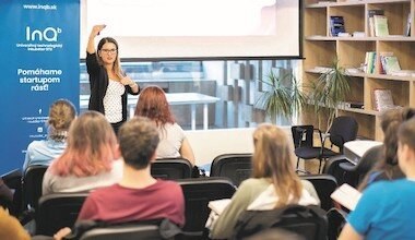 Z podujatia Univerzitného technologického inkubátora InQb